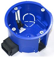 Коробка установочная Промрукав СП 68x45 с соединителем гипрок синий (200шт) картинка 